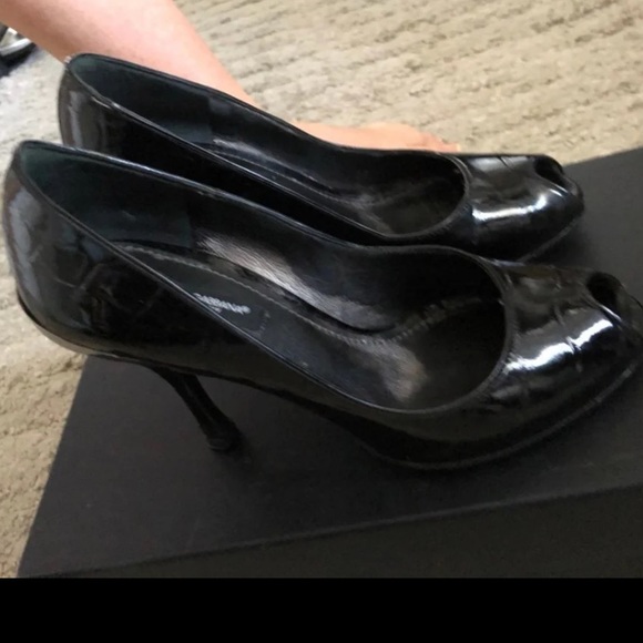 $900 Dolce Gabbana Authentic Leather heels size 35 usa 5 - Picture 3 of 11